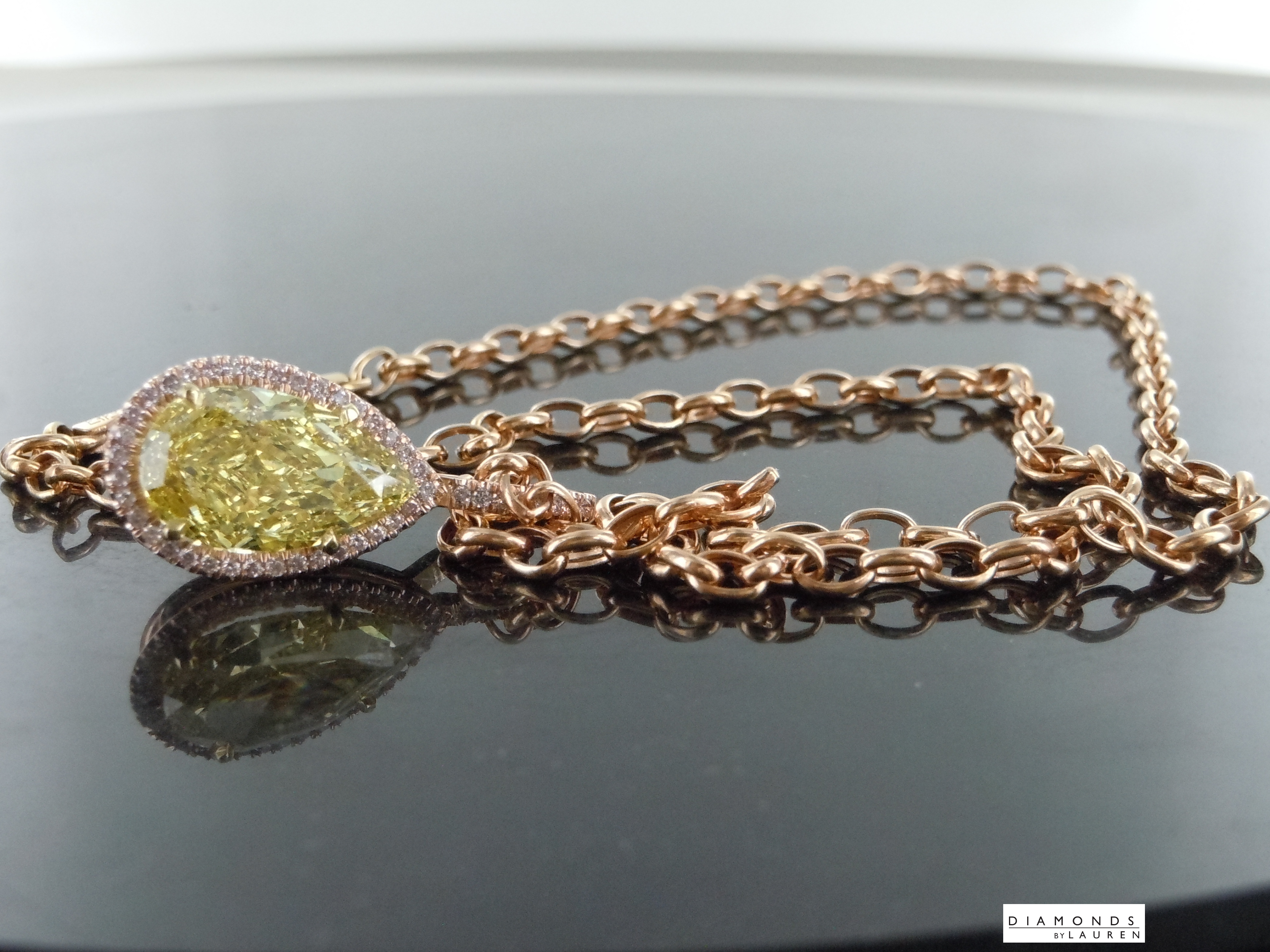 lab diamond necklace