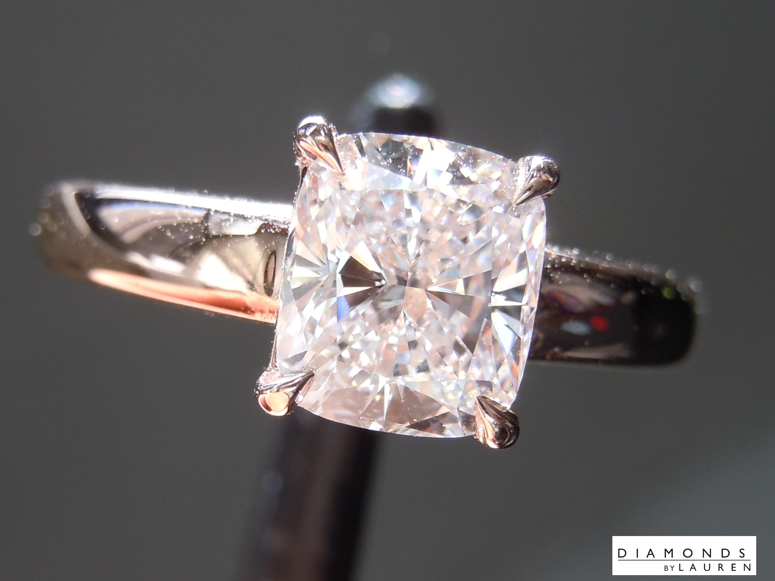 lab diamond ring