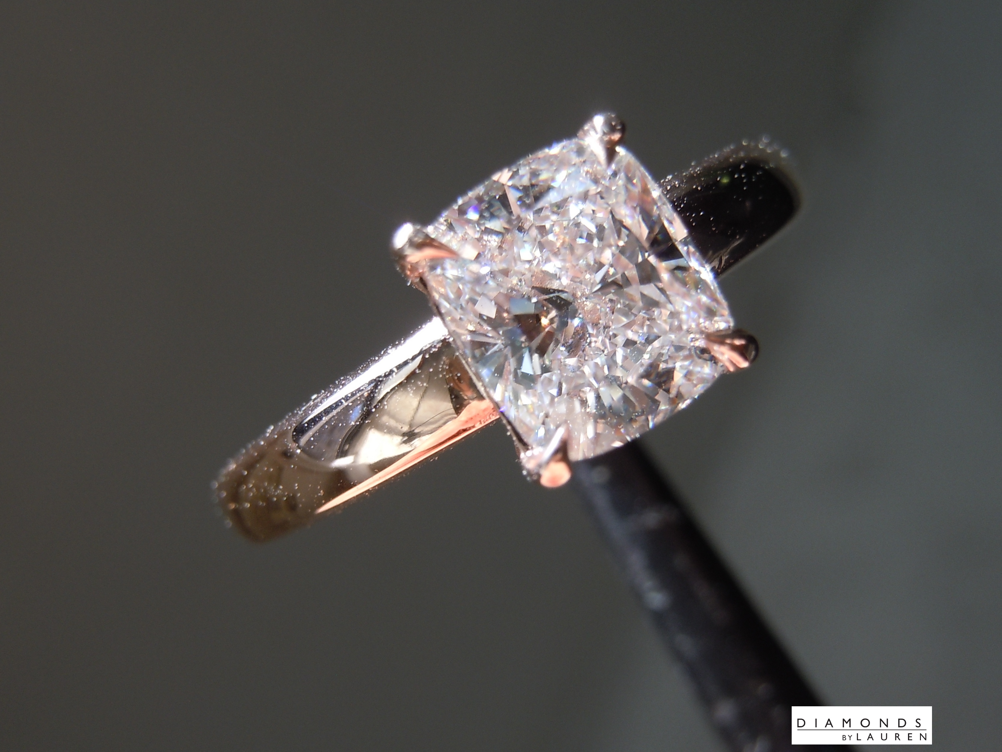 lab diamond ring