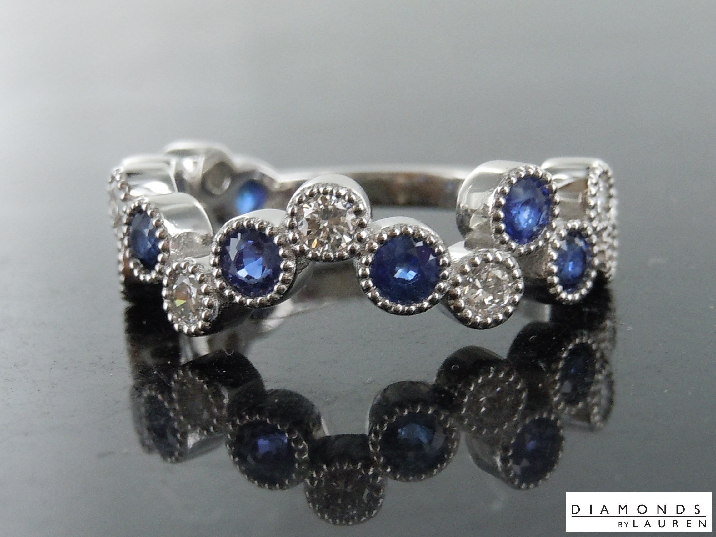 sapphire sapphire diamond ring