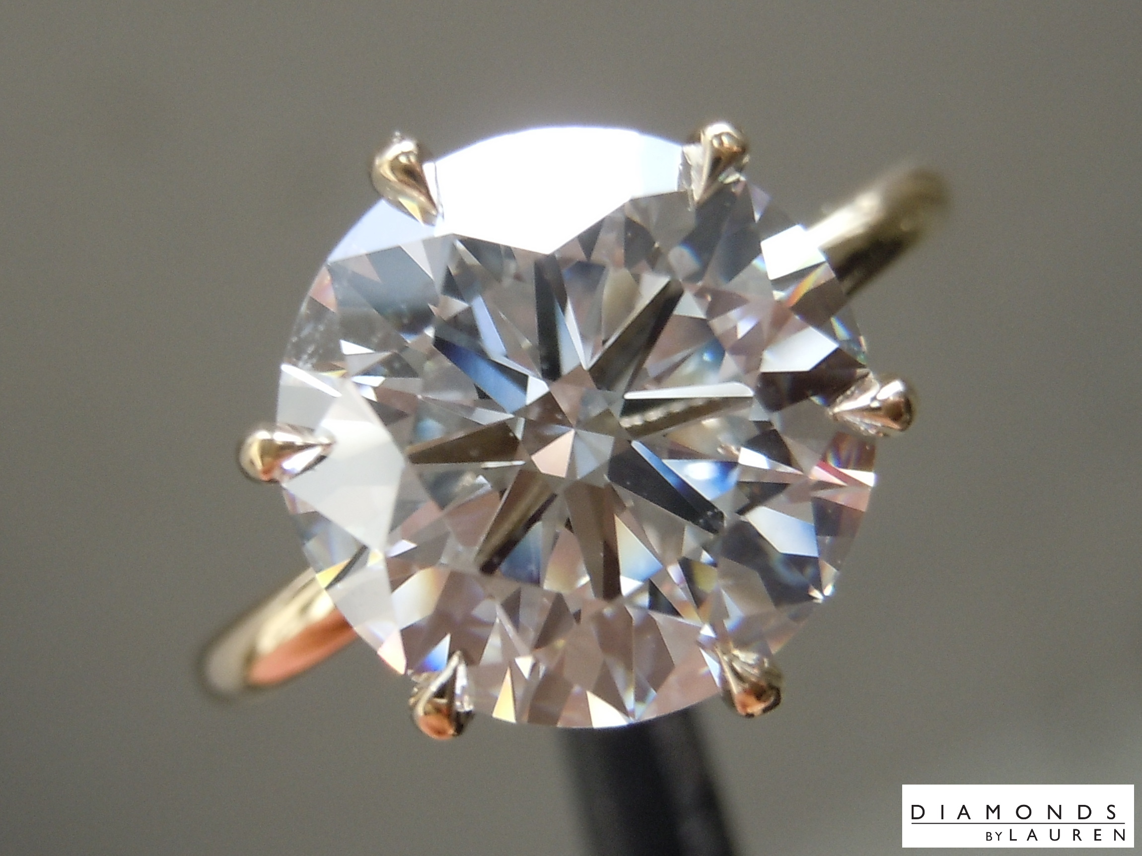 lab diamond ring