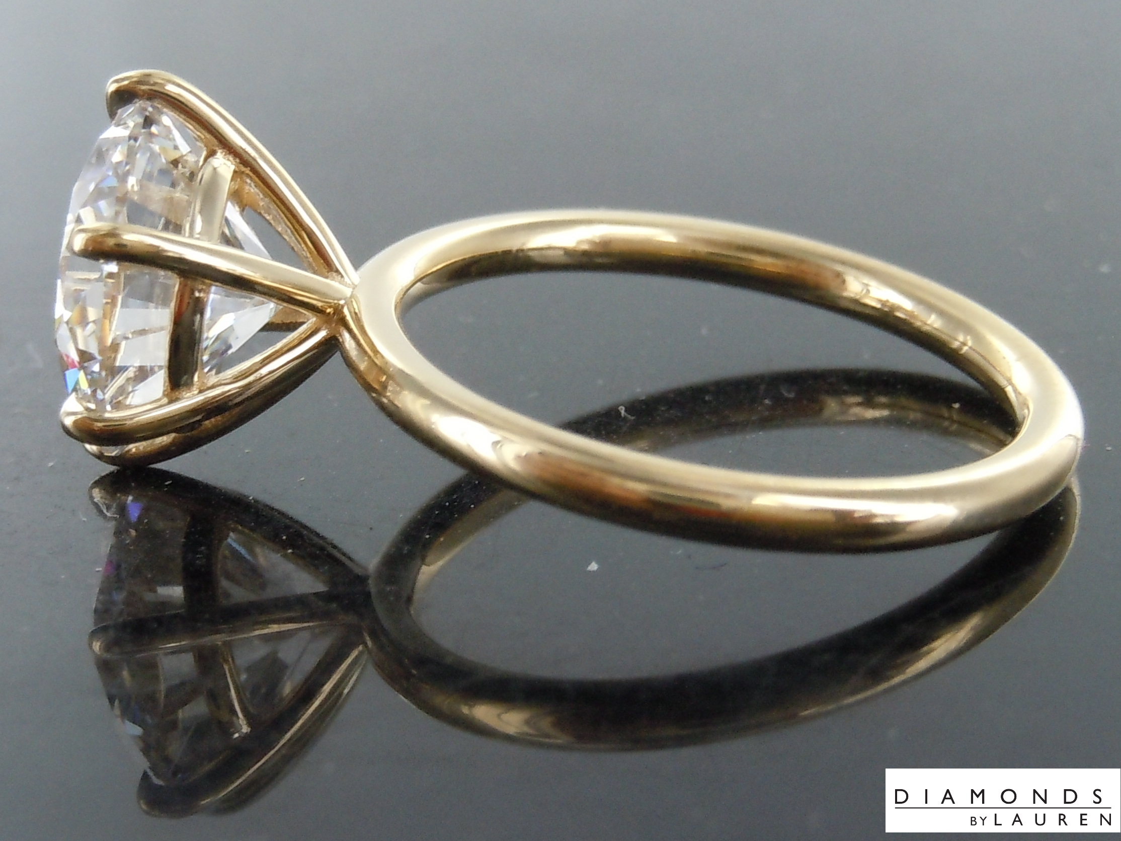 lab diamond ring
