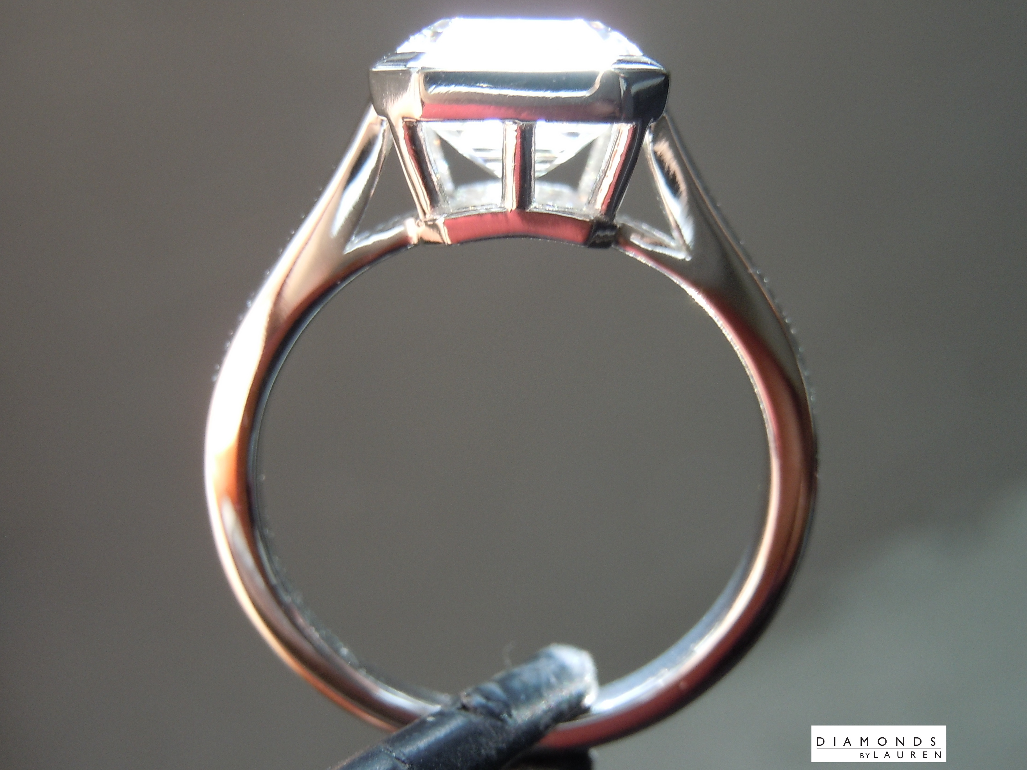 lab diamond ring