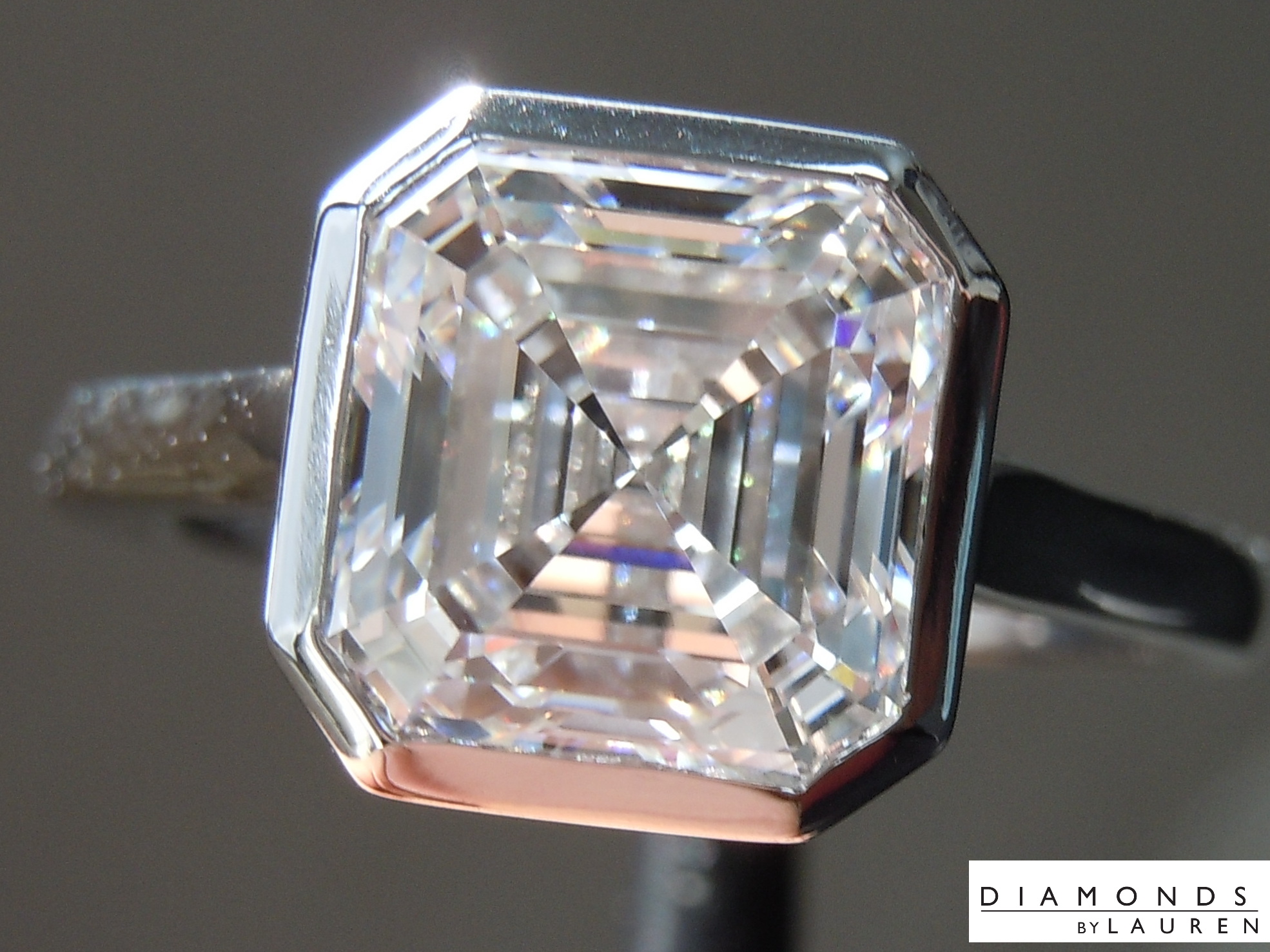 lab diamond ring