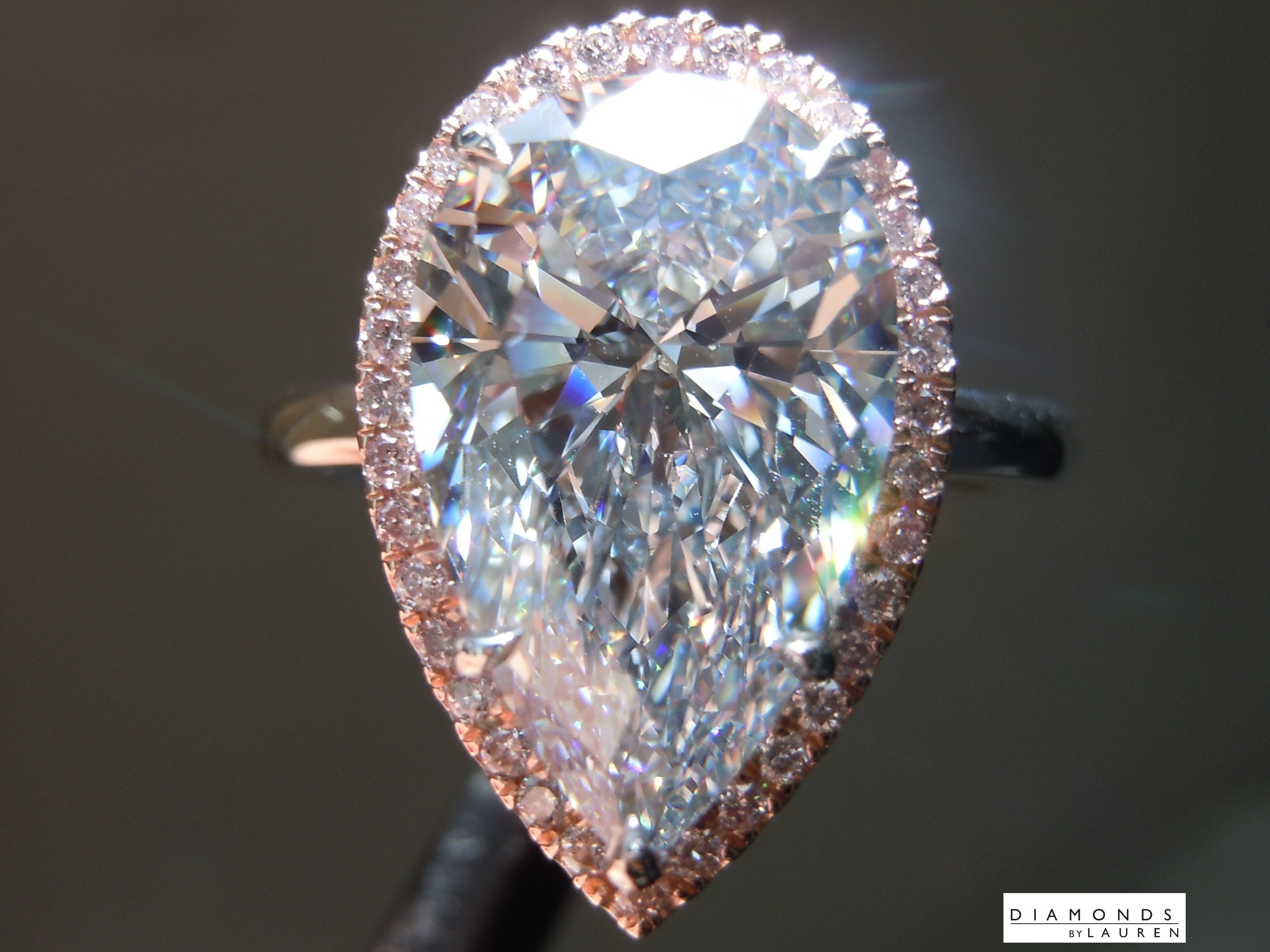 lab diamond ring