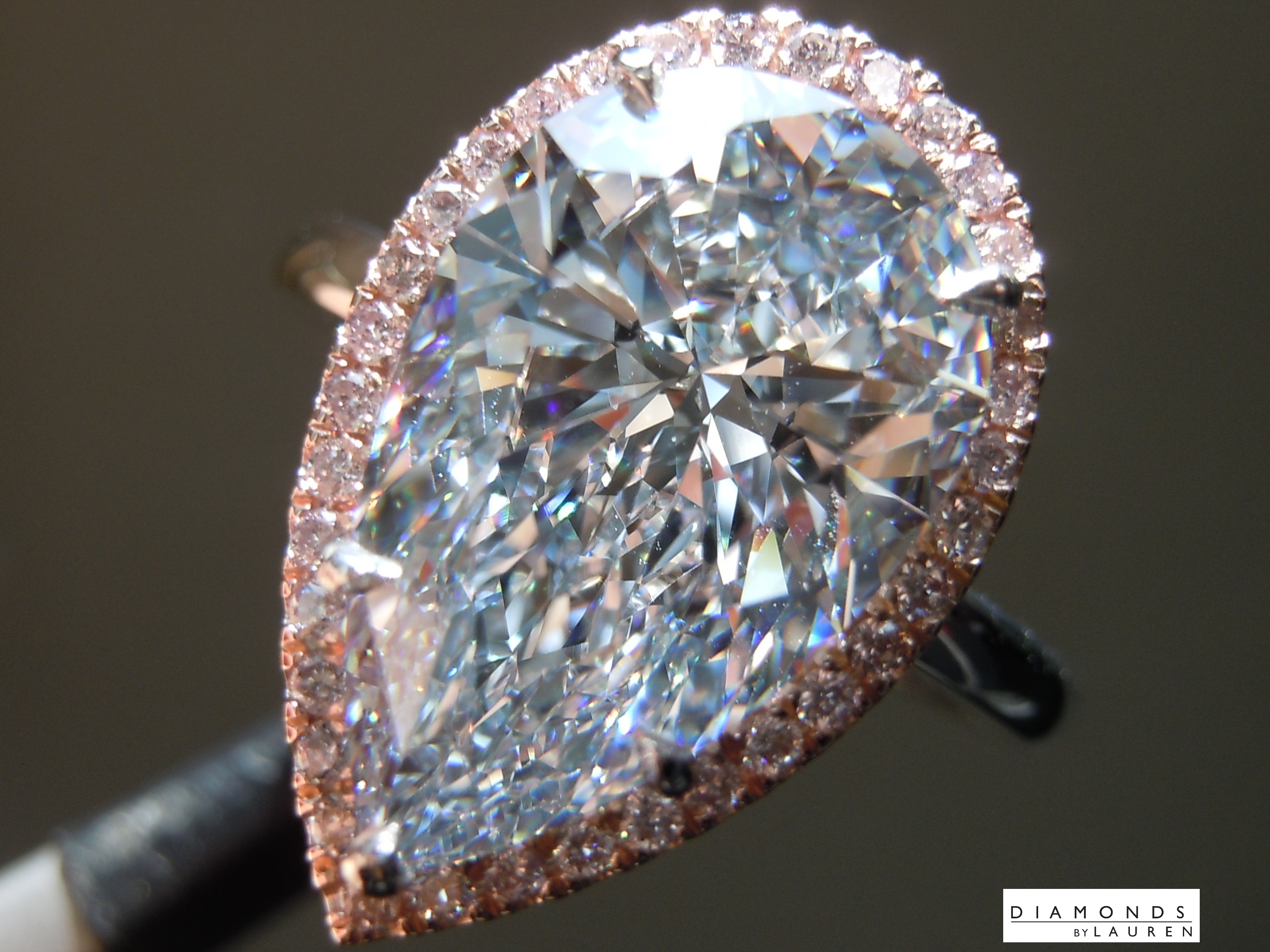 blue diamond ring