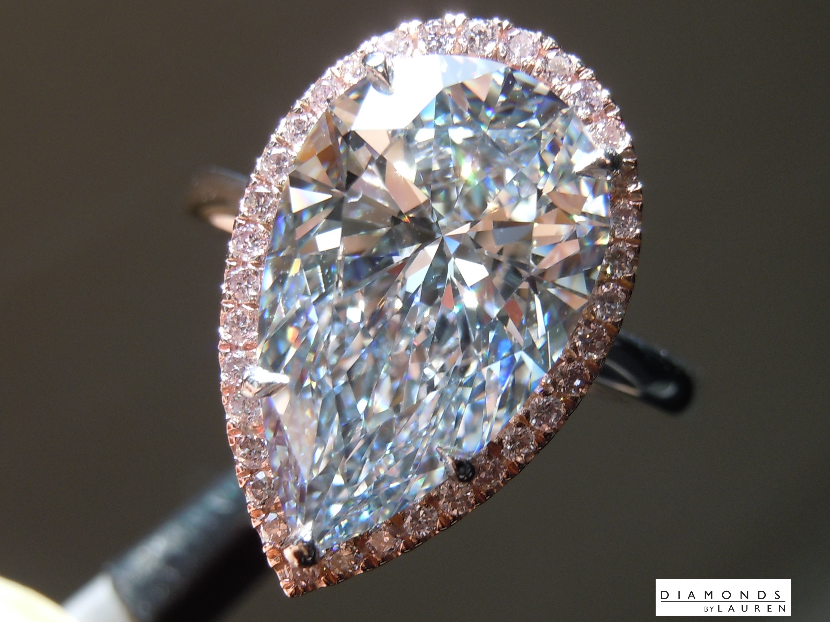 lab diamond ring