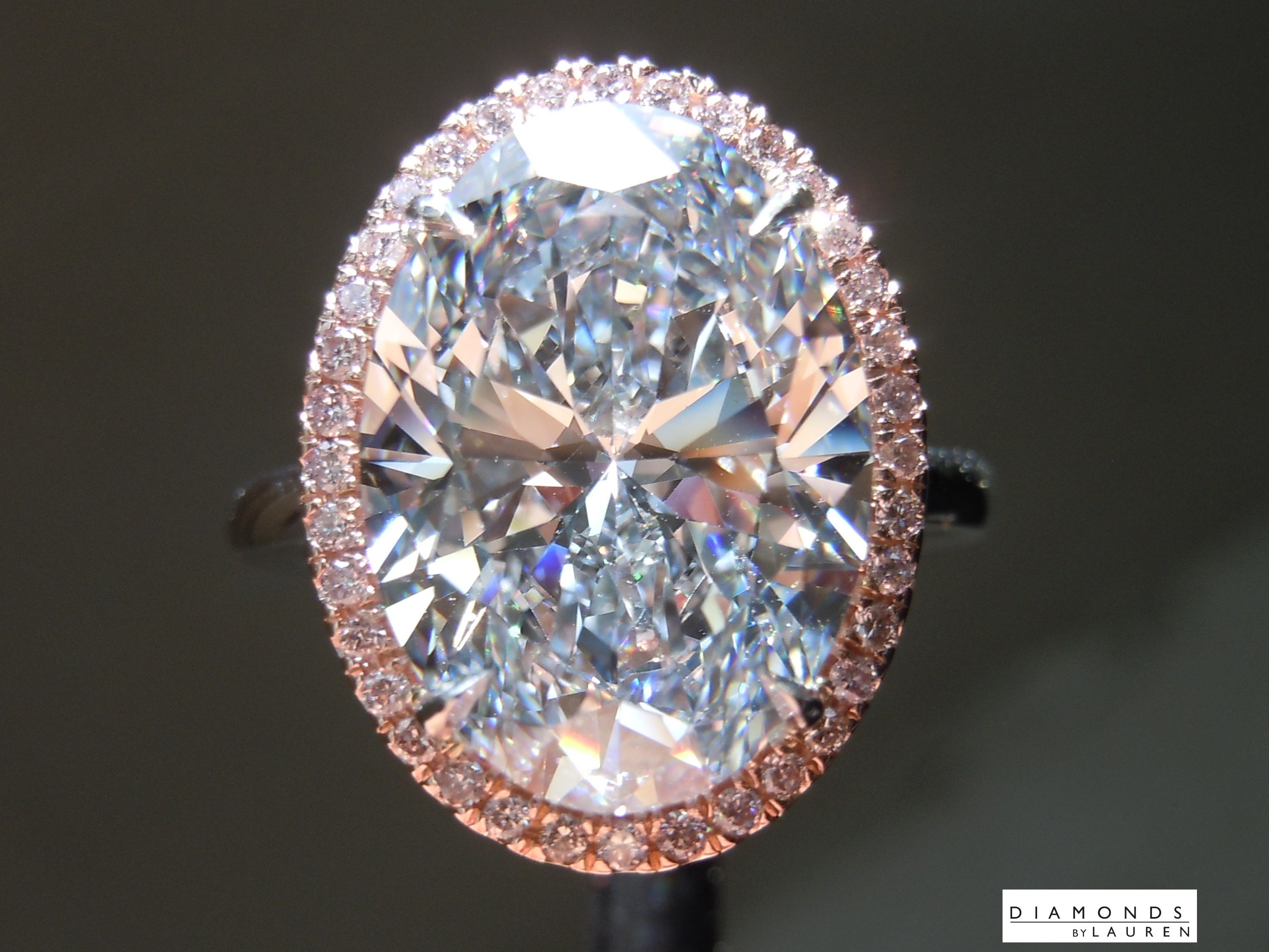 lab diamond ring