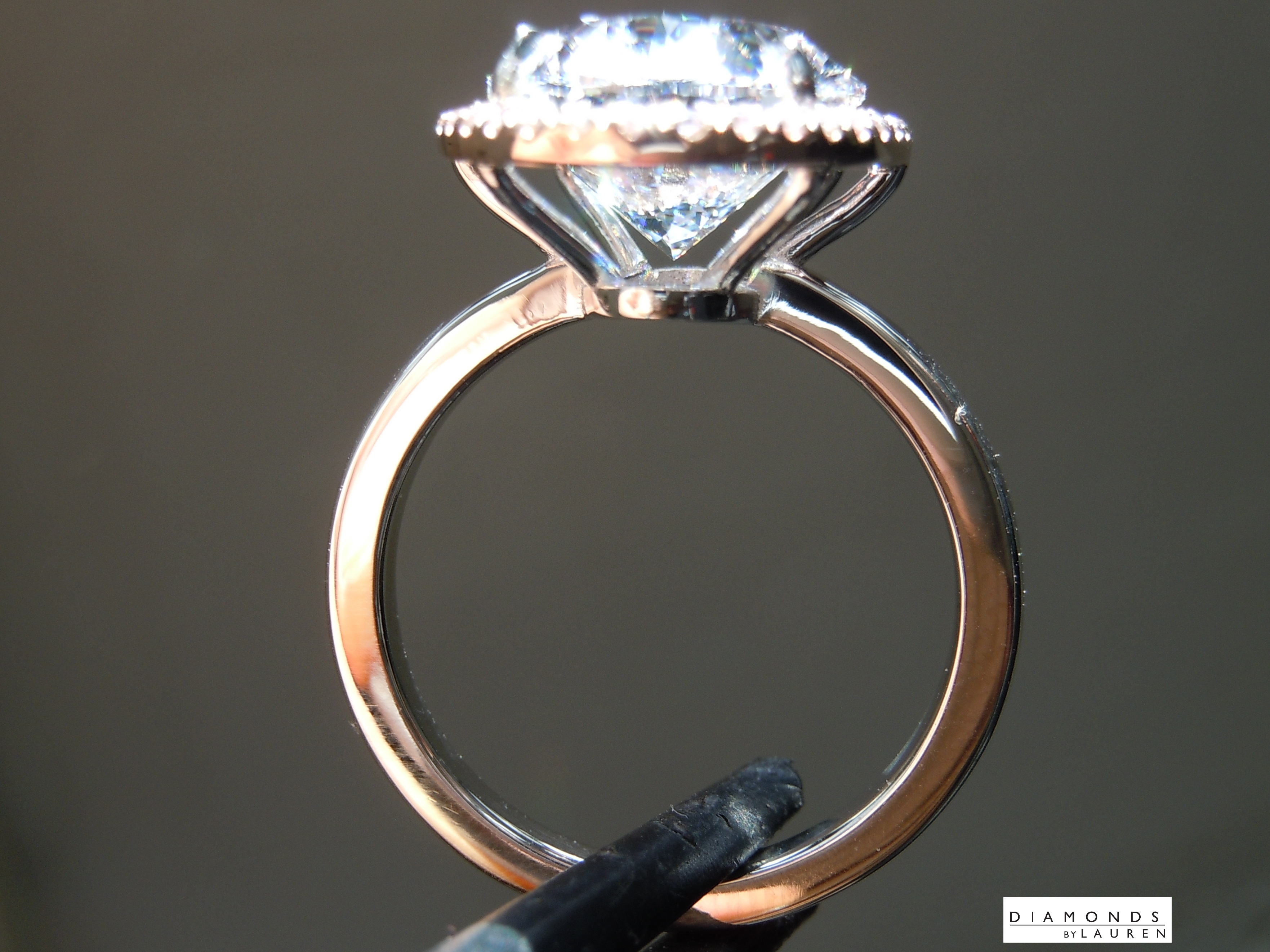 lab diamond ring