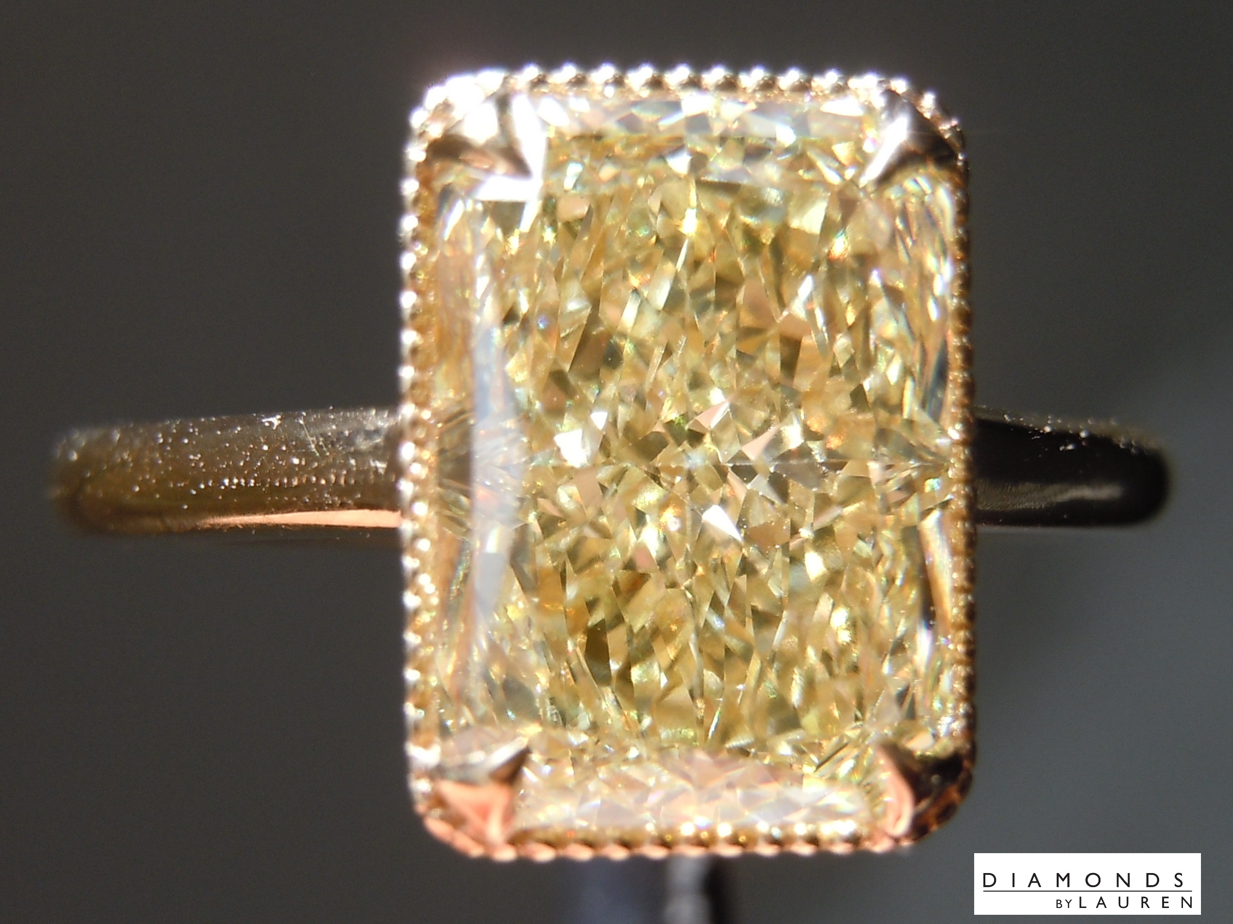 yellow diamond ring
