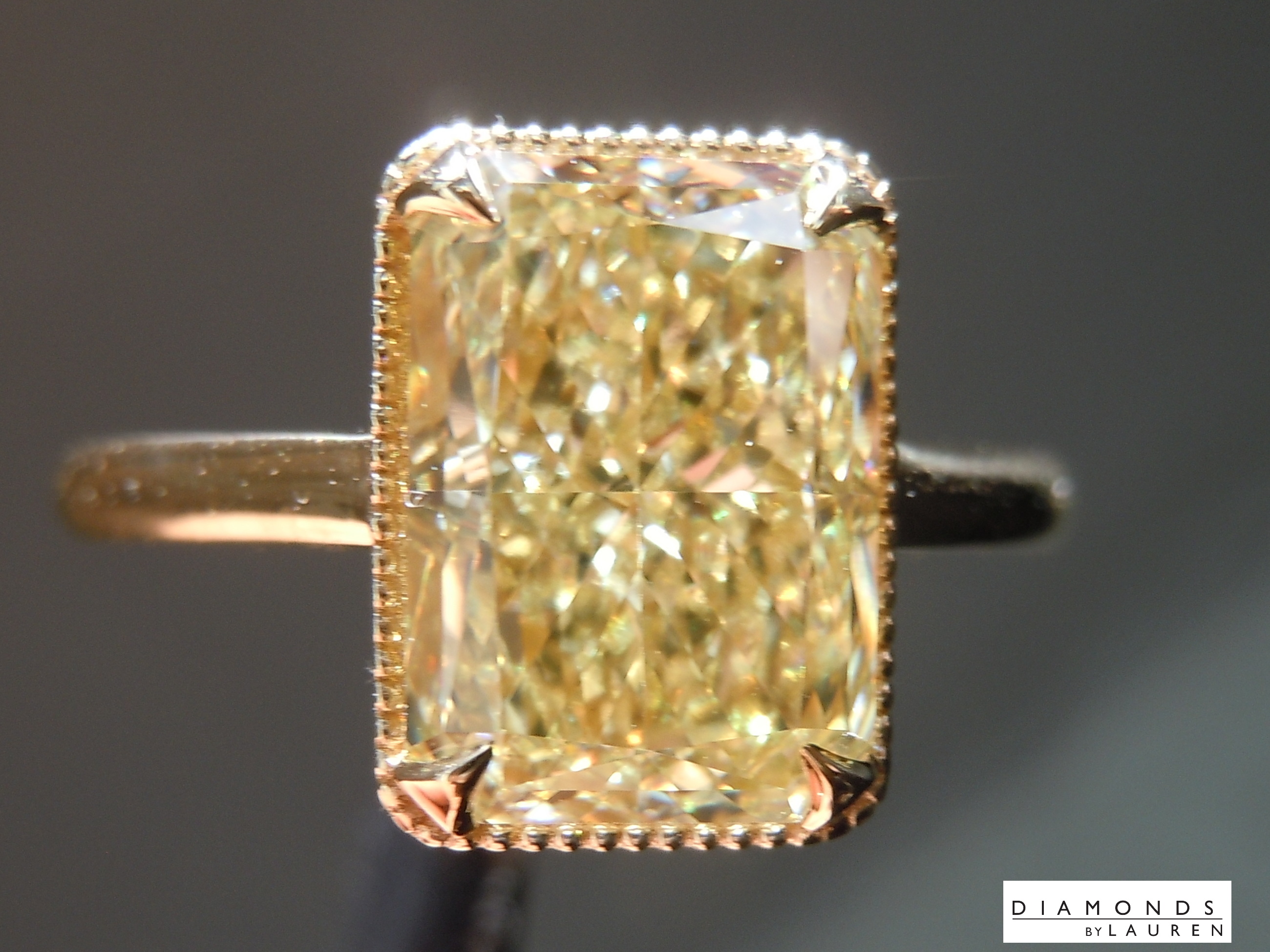 lab diamond ring
