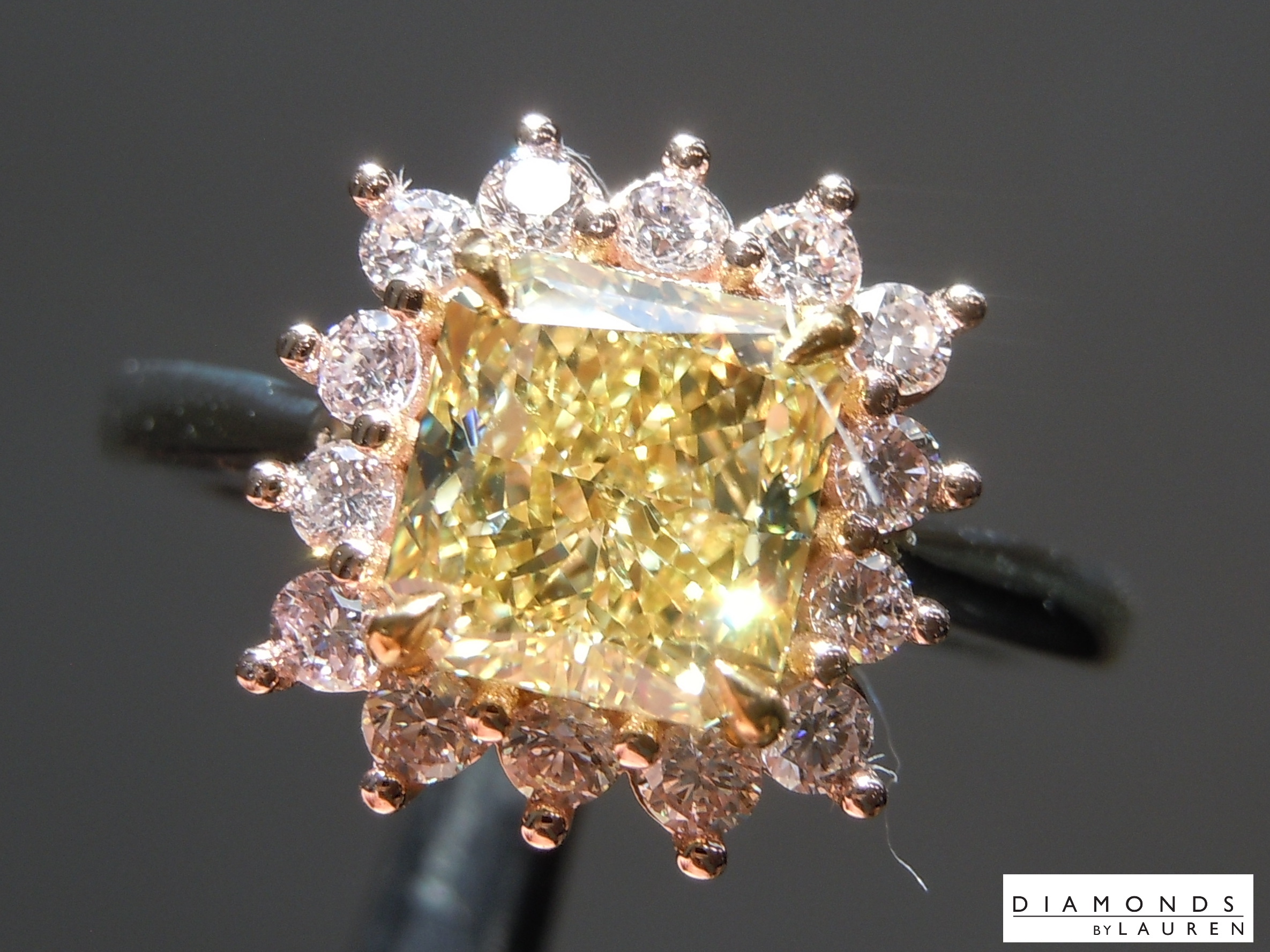 yellow diamond ring