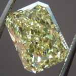 SOLD.....4.03ct Fancy Yellow VS1 Radiant Cut Lab Diamond R11206