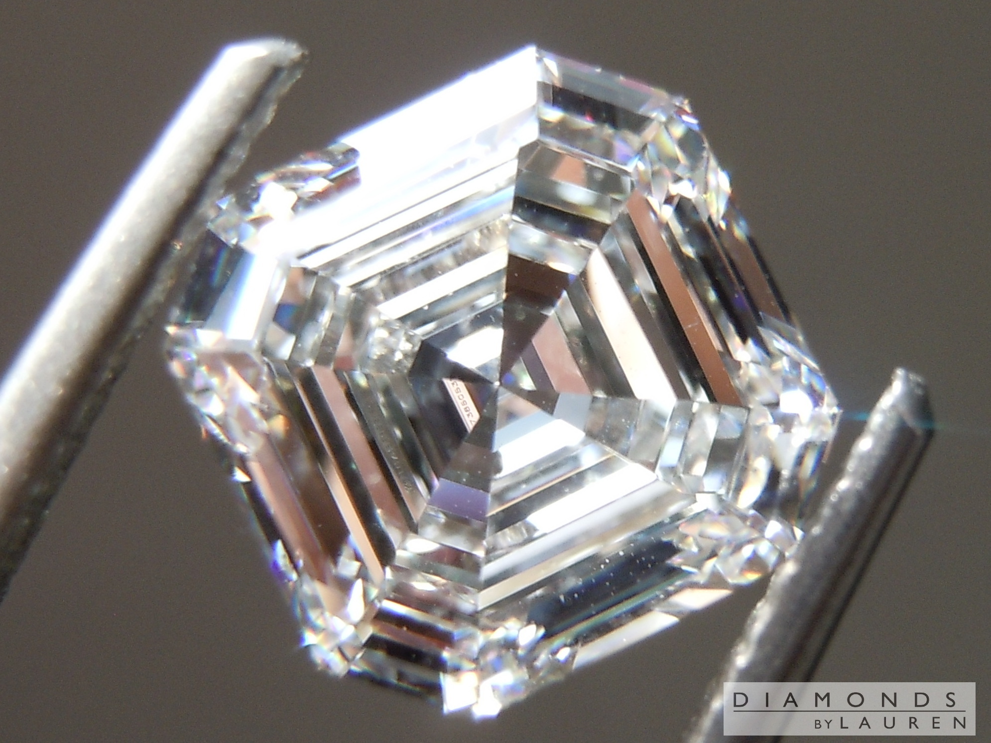 2.51ct E VVS2 Asscher Lab Grown Diamond