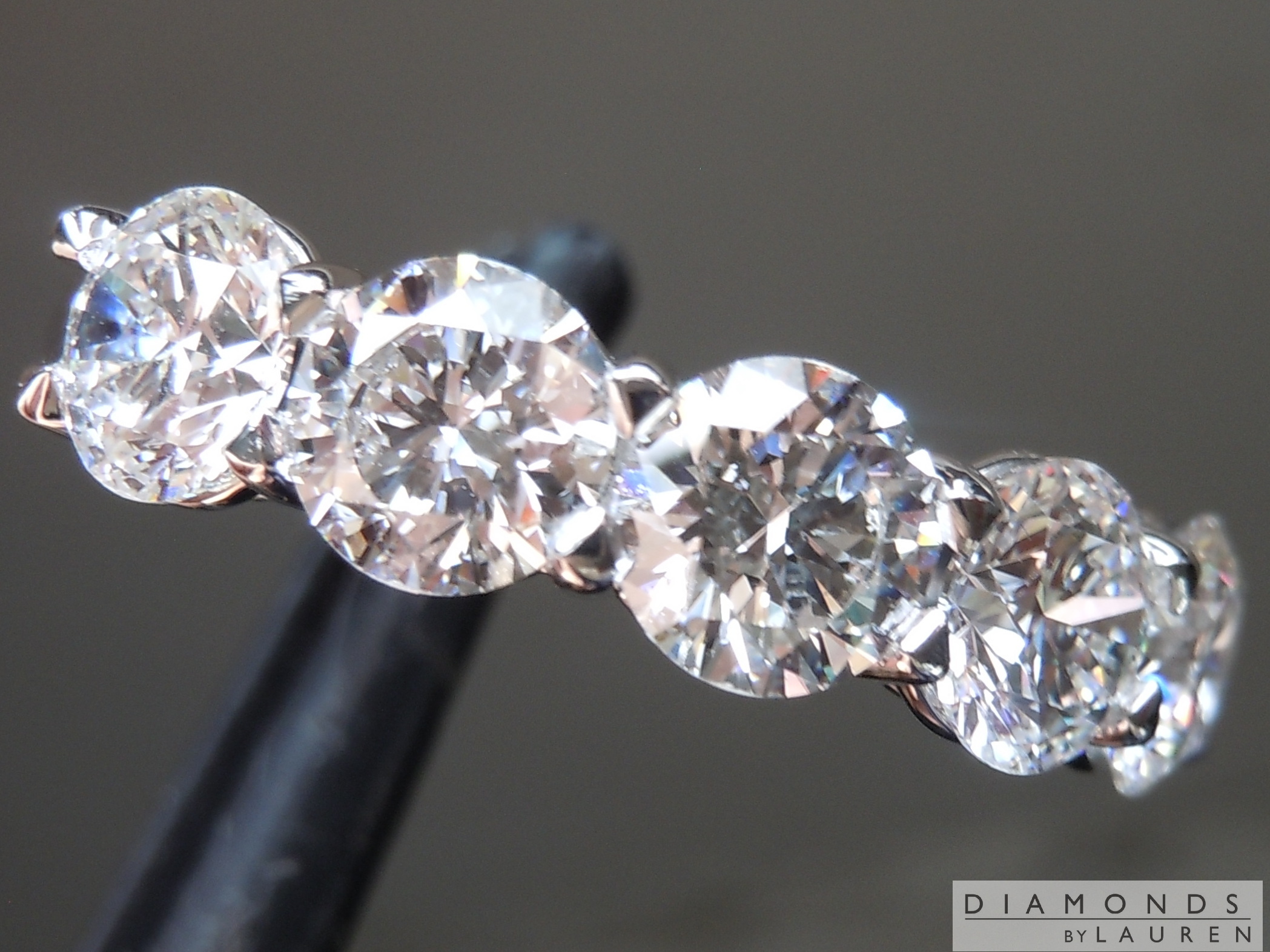 2.60ctw D VVS2 Round Lab Grown Diamond Ring R11246