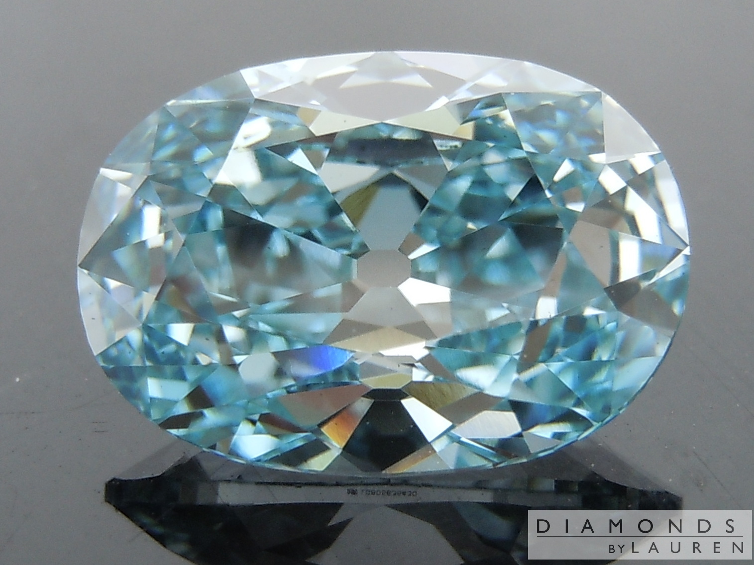2.03ct Blue VS1 Cushion Lab Grown Diamond R11248