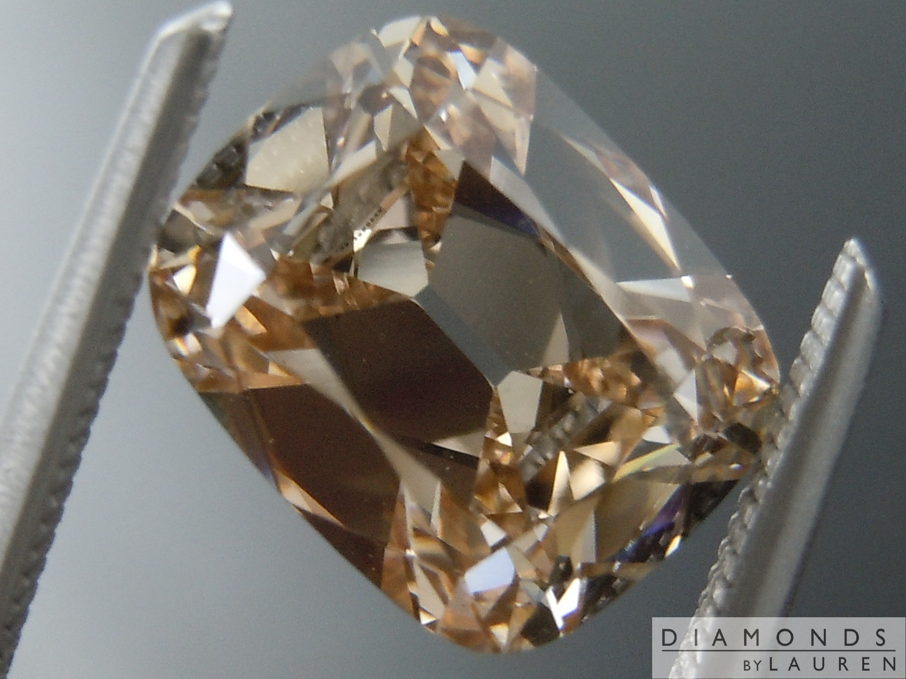 2.03ct Brown VS1 Cushion Lab Grown Diamond R11249