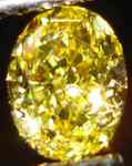 SOLD....Loose Diamond: .62ct Fancy Vivid Yellow Oval Diamond R1749