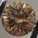 SOLD.....Loose Diamond: Brown Round Diamond .64cts Well cut R2859