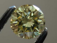 SOLD....Loose Diamond: .28ct Round Fancy Yellow GIA Nicely Cut Great Sparkle R3278