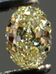 SOLD....Loose diamond: .44ct Oval Natural Yellow Great Shape Color R3406