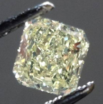 SOLD....Loose Diamond: .72ct Radiant Cut Fancy Light Yellow VS2 GIA Lovely Lemonade R3584