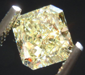 SOLD....Loose Diamond: 1.01ct Radiant Cut Fancy Light Yellow VS1 GIA Lovely Lemon Color R3668