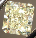 SOLD.....Loose Diamond: 1.08 Y-Z VS1 Radiant Really nicely Cut Light Lemon Yellow GIA R3738