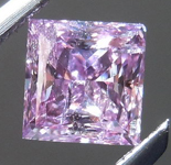 SOLD... Purple Princess Cut Diamond: .52ct Fancy Intense Pink-Purple Princess Cut GIA Amazing Color R4541