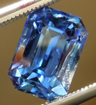 SOLD...Loose Sapphire: 2.24ct Blue Emerald Cut Sapphire Non-Heated R5023