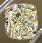 SOLD.....Loose Yellow Diamond: 1.15ct Y-Z VS1 Cushion Cut GIA Beautiful Cut R5035