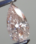 SOLD....Loose Pink Diamond: .50ct Fancy Light Brown Pink SI2 Pear Shape GIA Great Price R5142