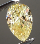 SOLD...Loose Yellow Diamond: 1.01ct Fancy Intense Yellow SI1 Pear Shape GIA Lovely Shape R5701