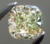 SOLD...Loose Yellow Diamond: .59ct Y-Z Internally Flawless Cushion Cut GIA Great Sparkle R6012