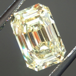 SOLD....Loose Yellow Diamond: 1.30ct Fancy Yellow VS2 Emerald Cut Diamond GIA R6274