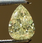 SOLD... Loose Yellow Diamond: .52ct Fancy Yellow I1 Pear Shape Diamond R6286