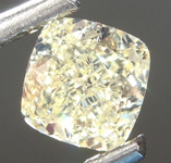 SOLD....Loose Yellow Diamond: .50ct Fancy Yellow Internally Flawless Cushion Cut Diamond GIA R6868