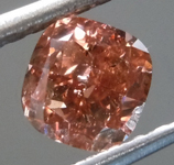SOLD....Loose Diamond: 1.10ct Fancy Deep Pink-Brown I1 Cushion Modified Brilliant Diamond GIA R7150