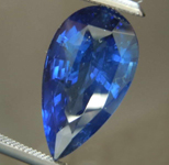 SOLD.....3.13ct Blue Pear Mixed Cut Sapphire R8402