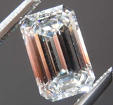 SOLD.....0.78ct H VS2 Emerald Cut Diamond R8606