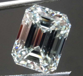 4.02ct K VVS2 Emerald Cut Diamond R8649