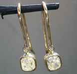 SOLD....1.10ctw W-X VS1 Cushion Cut Diamond Earrings R8393