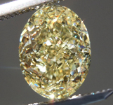SOLD.....3.06ct Light Yellow SI2 Oval Shape Diamond R9051