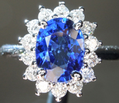 SOLD.....2.00ct Blue Oval Sapphire Ring R9368