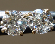 1.10ctw E-F I1 Round Brilliant Lab Grown Diamond Earrings R9560