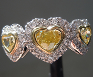 SOLD.....1.16cts Intense Yellow Heart Shape Diamond Ring R9942