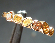 0.77ctw Fancy Color Diamond Ring R10107