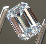 SOLD....1.09ct H (Blue) VVS2 Emerald Cut Lab Grown Diamond R10267