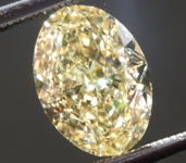 2.20ct Yellow VS1 Oval Shape Lab Grown Diamond R10595