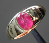 2.33ct Red Cabochon Ruby Ring R10561